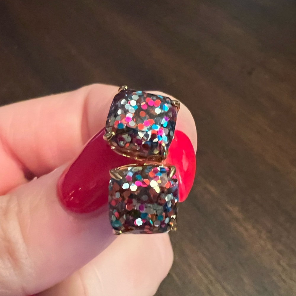 Kate spade glitter earrings